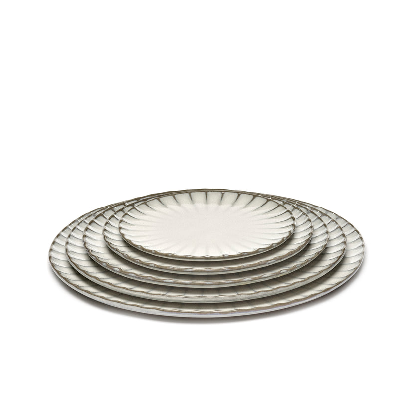 Serax Inku bord S wit 18 cm – wit bord voor restaurant en fine dining