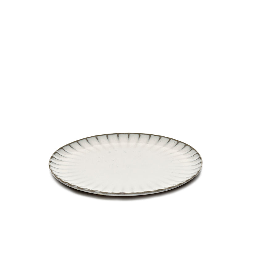 Inku Plate M White L 21 W 21 H 1.7 cm 8/Box – Serax