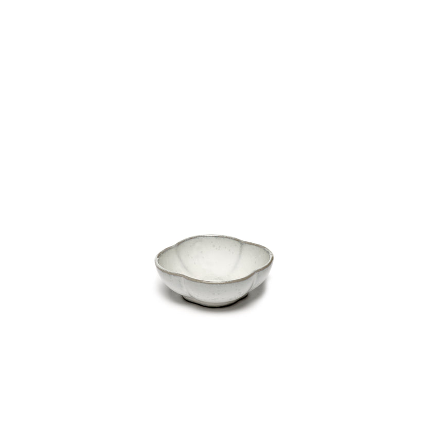 Inku Bowl Ribbed S White L 9 W 9 H 3 cm 8/Box – Serax