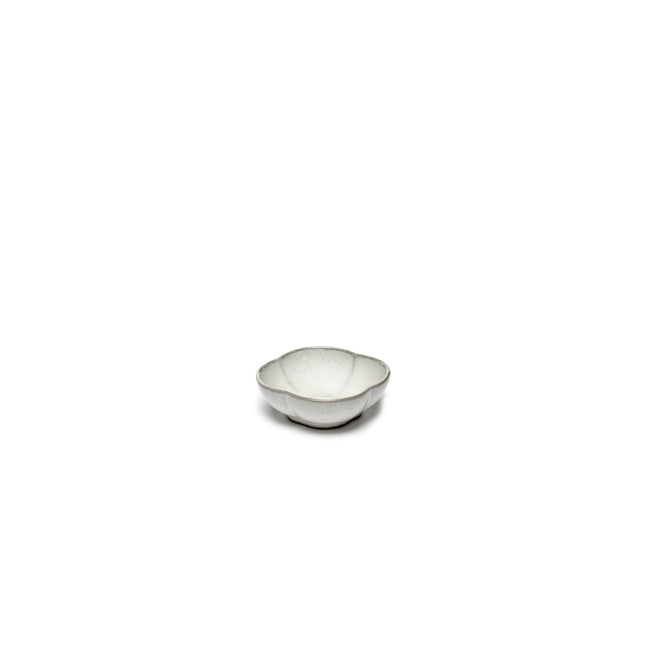 Inku Bowl Ribbed S White L 9 W 9 H 3 cm 8/Box – Serax