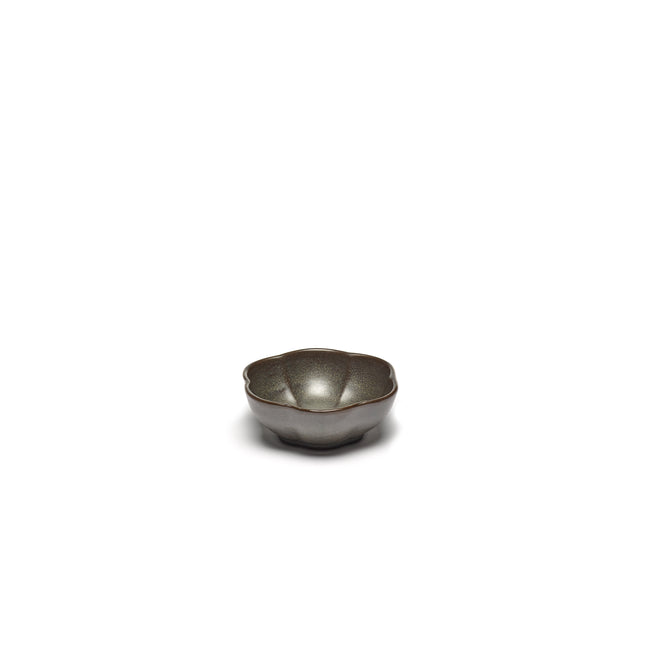 Inku Bowl Ribbed M Green L 11 W 11 H 4 cm 8/Box – Serax