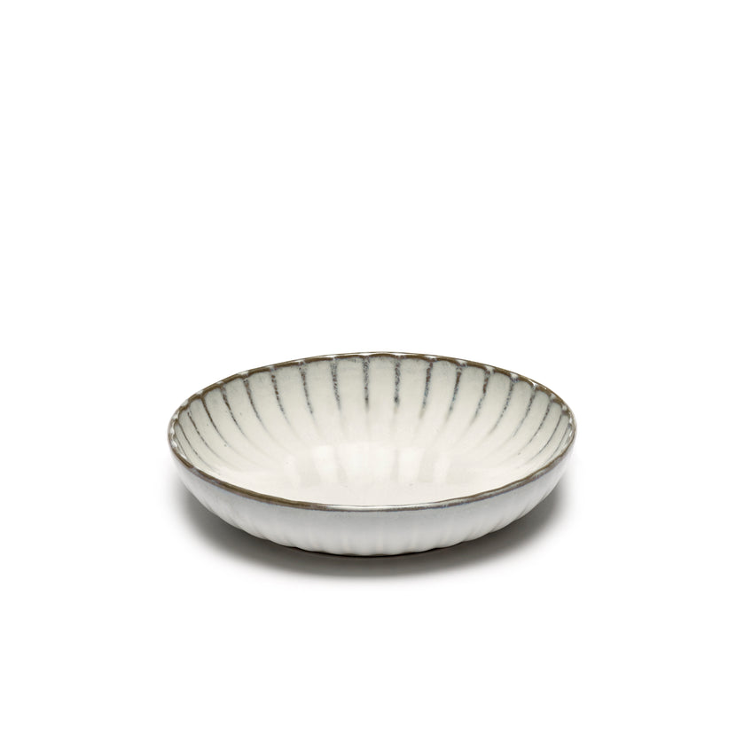 Inku High Plate S White L 19 W 19 H 4 cm 8/Box – Serax