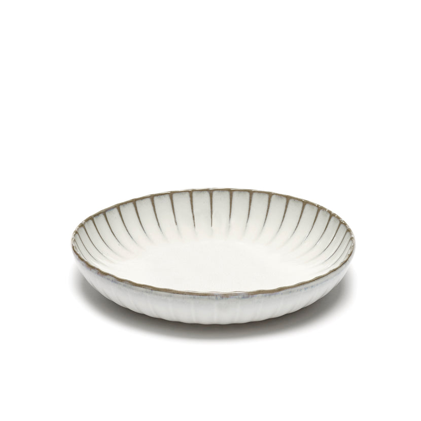 Inku High Plate L White L 23 W 23 H 4.5 cm 4/Box – Serax