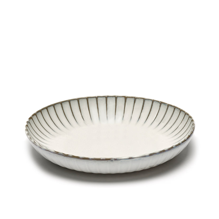 Inku Serving Bowl S White L 27 W 27 H 5 cm 2/Box – Serax
