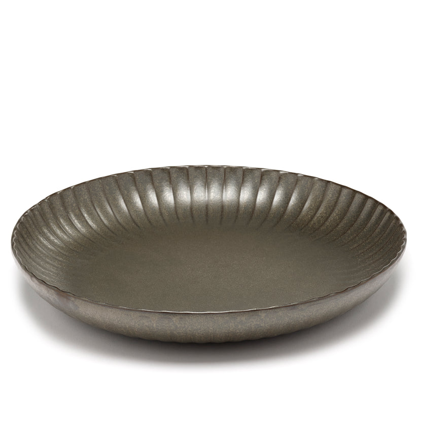Inku Serving Bowl M Green L 32 W 32 H 5 cm 2/Box – Serax
