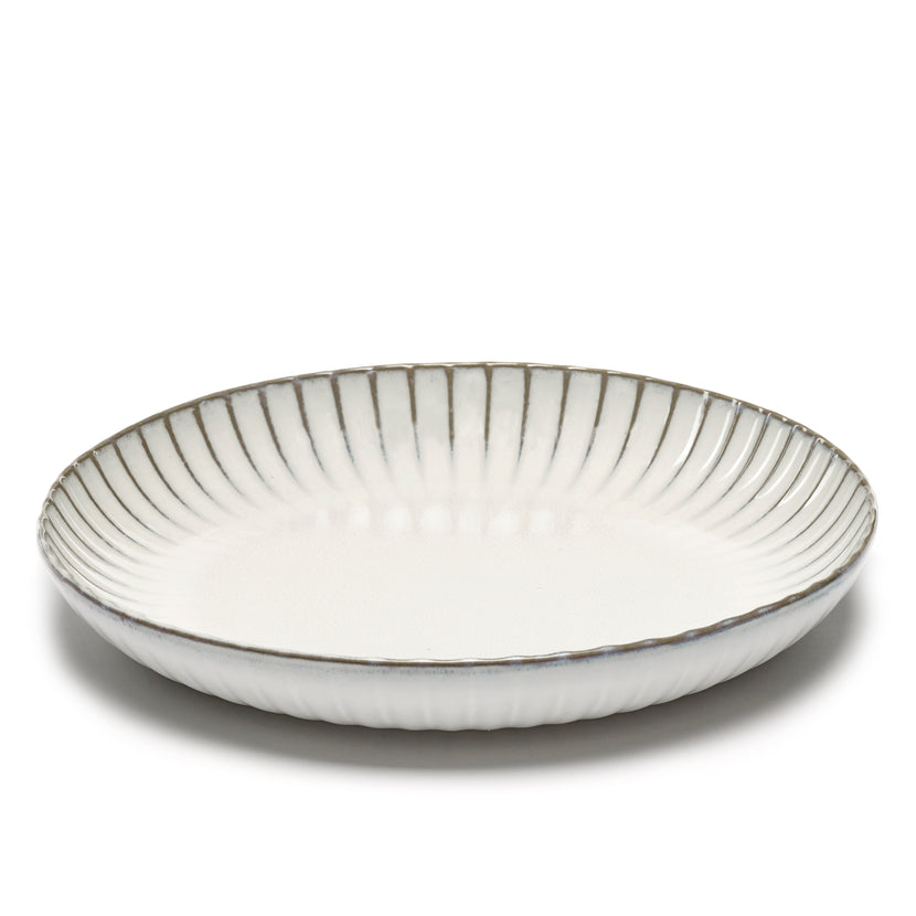 Inku Serving Bowl M White L 32 W 32 H 5 cm 2/Box – Serax