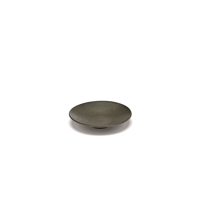 Inku Saucer Cappuccino Green L 14 W 14 H 1.4 cm 8/Box – Serax