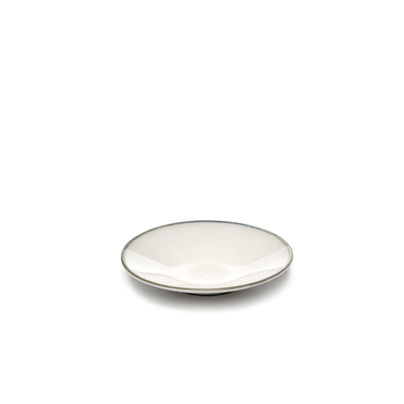 Inku Saucer Cappuccino White L 14 W 14 H 1.4 cm 8/Box – Serax