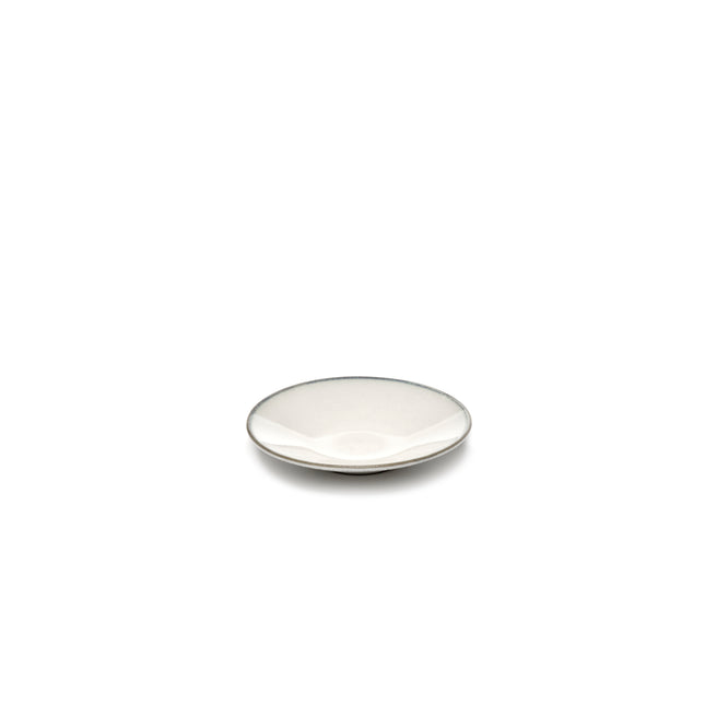 Inku Saucer Cappuccino White L 14 W 14 H 1.4 cm 8/Box – Serax