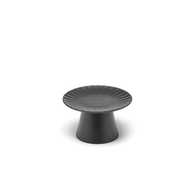 Inku Cake Stand S Black L 15 W 15 H 9 cm 2/Box – Serax