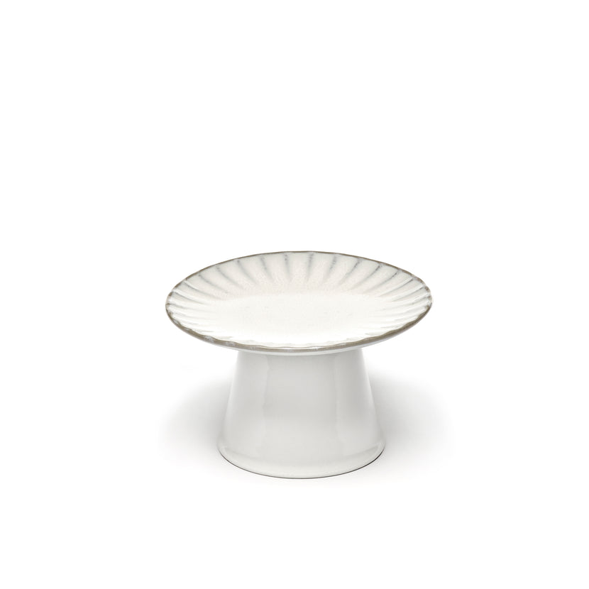 Inku Cake Stand S White L 15 W 15 H 9 cm 2/Box – Serax
