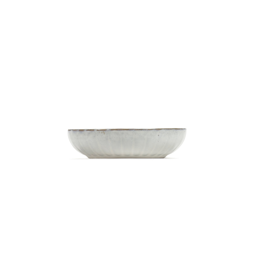 Serax Inku hoog bord XS wit 16 cm – klein wit bord met hoge rand voor de horeca