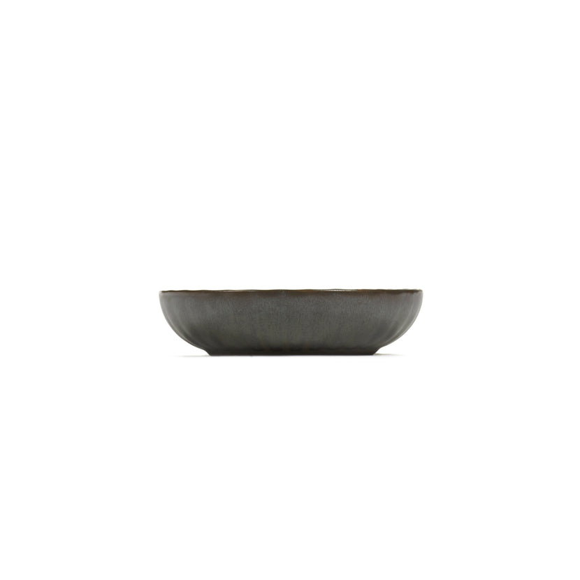 Serax Inku hoog bord XS groen 16 cm – groen amusebord voor restaurant en horeca