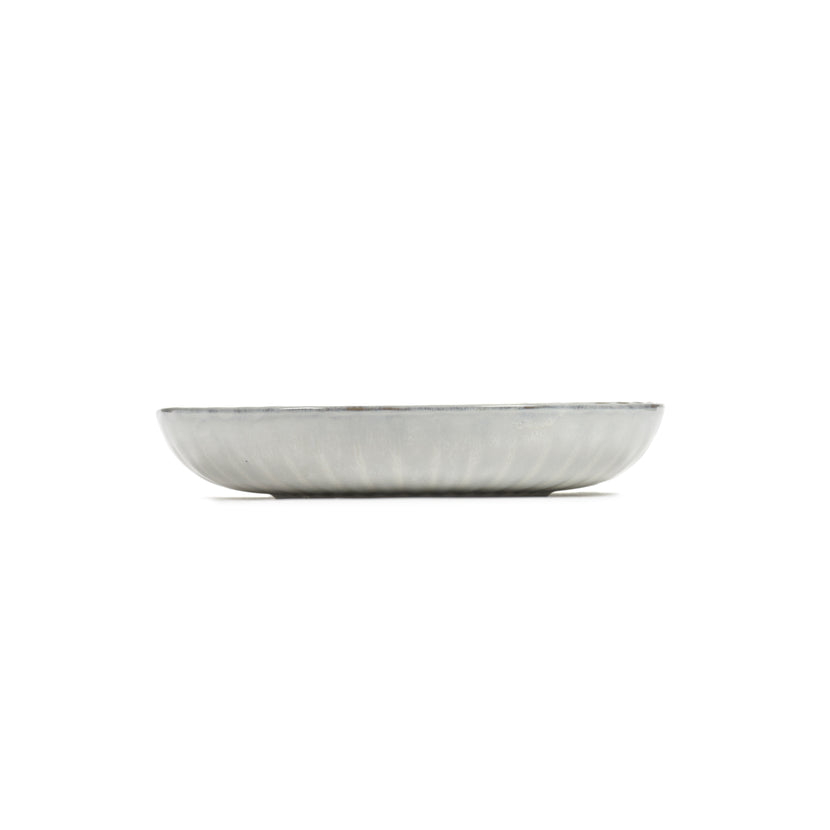 Serax Inku hoog bord M wit 21 cm – wit serveerbord voor restaurant en fine dining