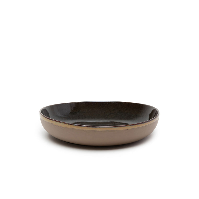 Serax Surface serveerbord S indigrijs Ø 27 cm – serveerschaal voor restaurant en horeca