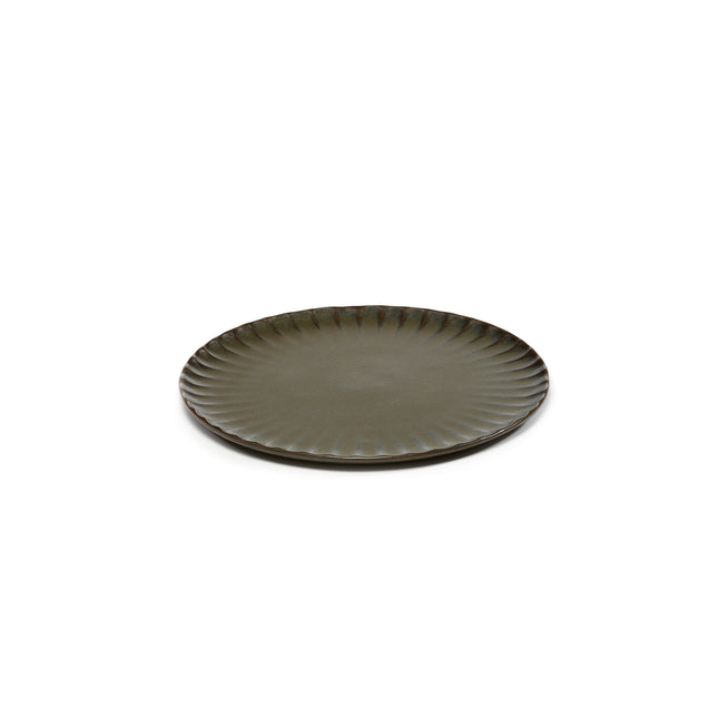 Inku Plate L Green L 24 W 24 H 1.7 cm 8/Box – Serax