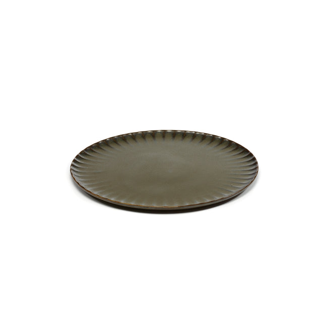 Inku Plate Xl Green L 27 W 27 H 1.7 cm 8/Box – Serax