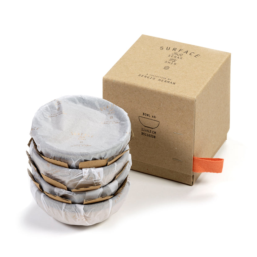 Serax Surface kom klein grijs 11 x 4,5 cm – serveerschaaltje voor de horeca
