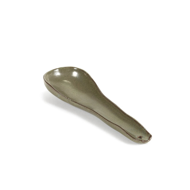 Spoon L Green Mealx3 6/box – Serax