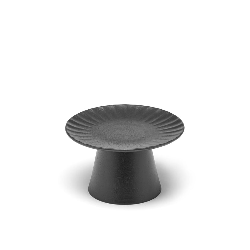 Serax Inku taartplateau S zwart 15 cm – zwart taartplateau voor café en patisserie
