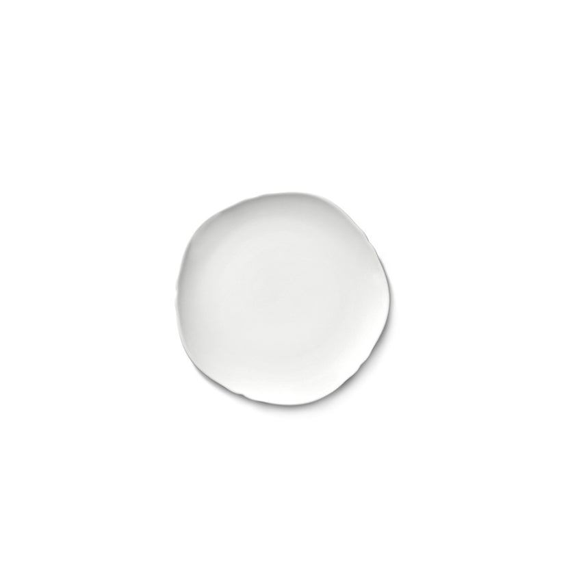 Serax Silhouette bord XXS wit – klein porseleinen amusebordje voor fine dining