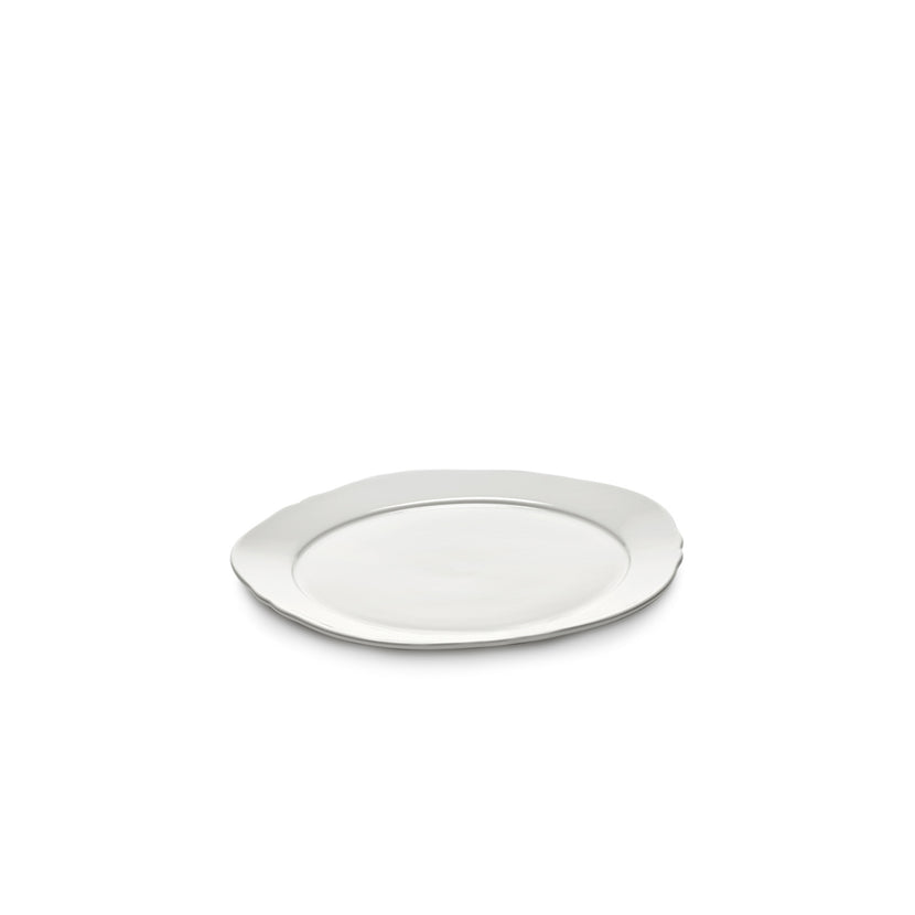 Serax Silhouette bord S wit – porseleinen dessertbord voor restaurants