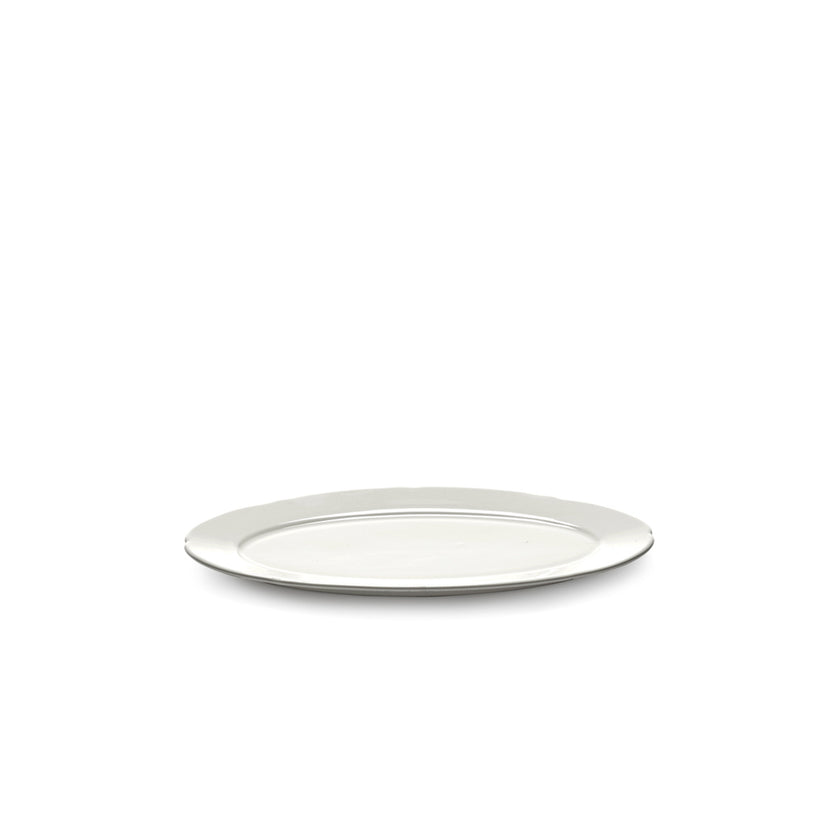 Serax Silhouette ovaal bord S wit – porseleinen serveerbordje voor de horeca