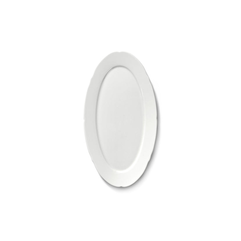 Silhouette Oval Plate S White 4/Box – Serax