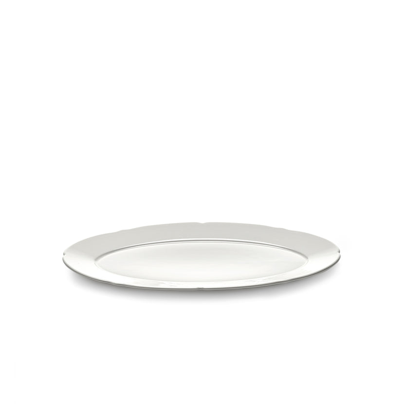 Serax Silhouette ovaal bord M wit – porseleinen serveerbord voor restaurants