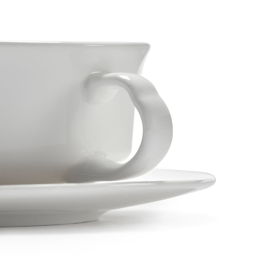 Serax Silhouette espressokop wit – zijaanzicht van het witte porseleinen kopje