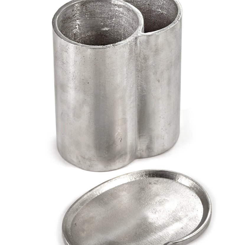 Serax Surface wijnkoeler – metalen koeler met ijs voor champagne en wijn