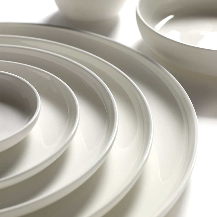 Serax Base bijzetbordje 6 cm wit – wit servies voor tafeldekking in restaurants