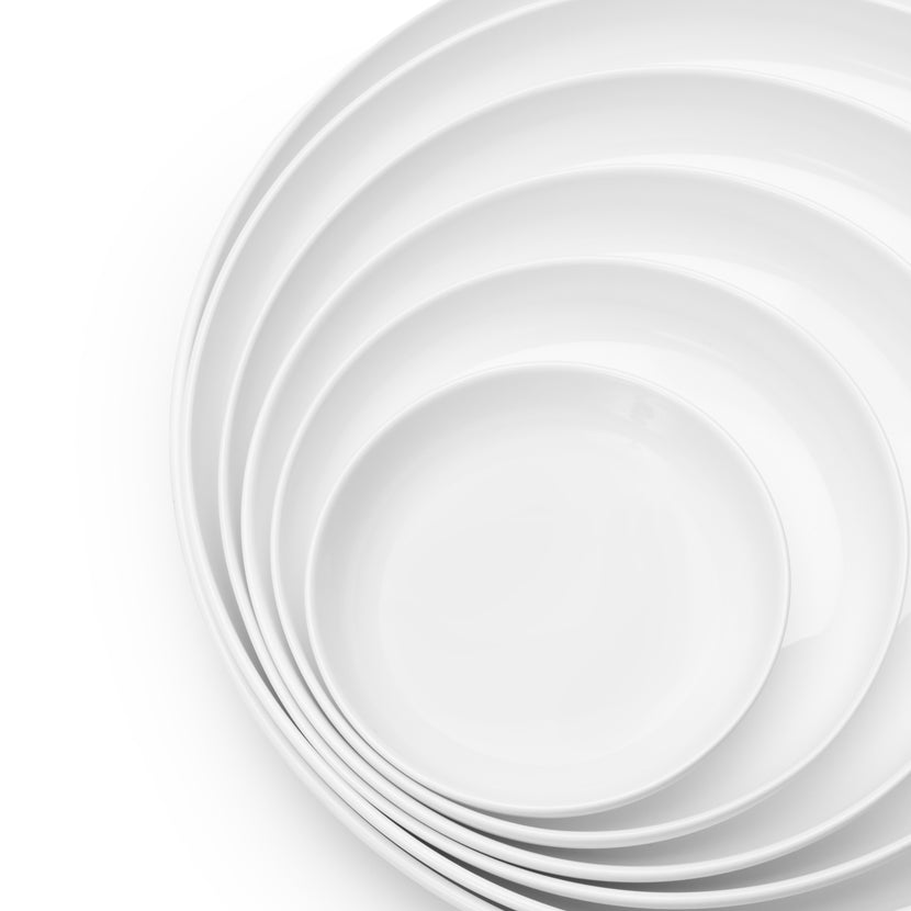 Serax Base hoog bord geglazuurd XS wit 12x12x3 cm – wit amusebordje voor fine dining