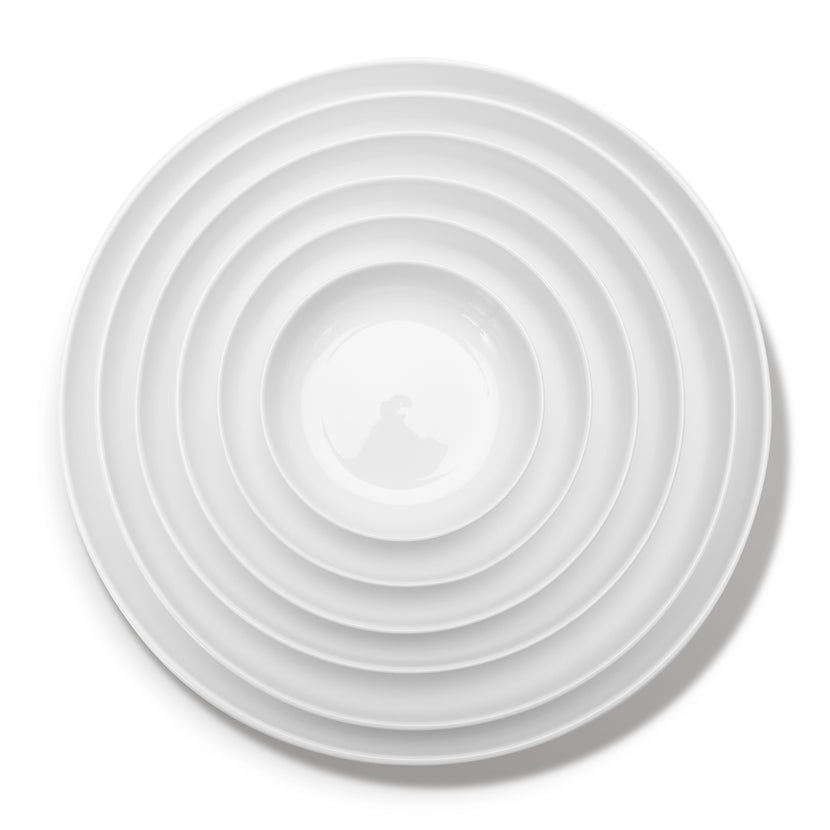 Serax Base hoog bordje XS wit – wit servies voor tapas in restaurant en café