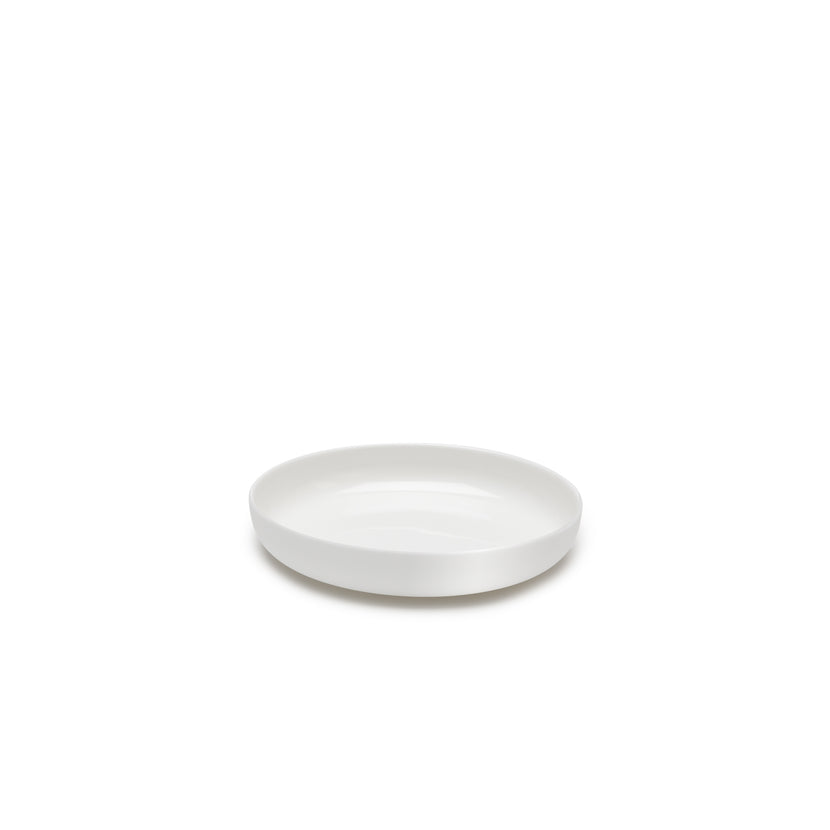 Serax Base hoog bord S wit 16 cm – wit bord met opstaande rand voor de horeca