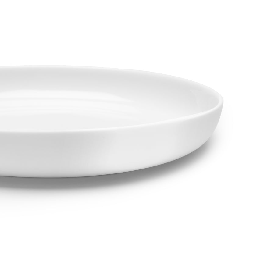 Serax Base hoog bord geglazuurd M wit 20 cm – wit serveerbord voor restaurant en horeca