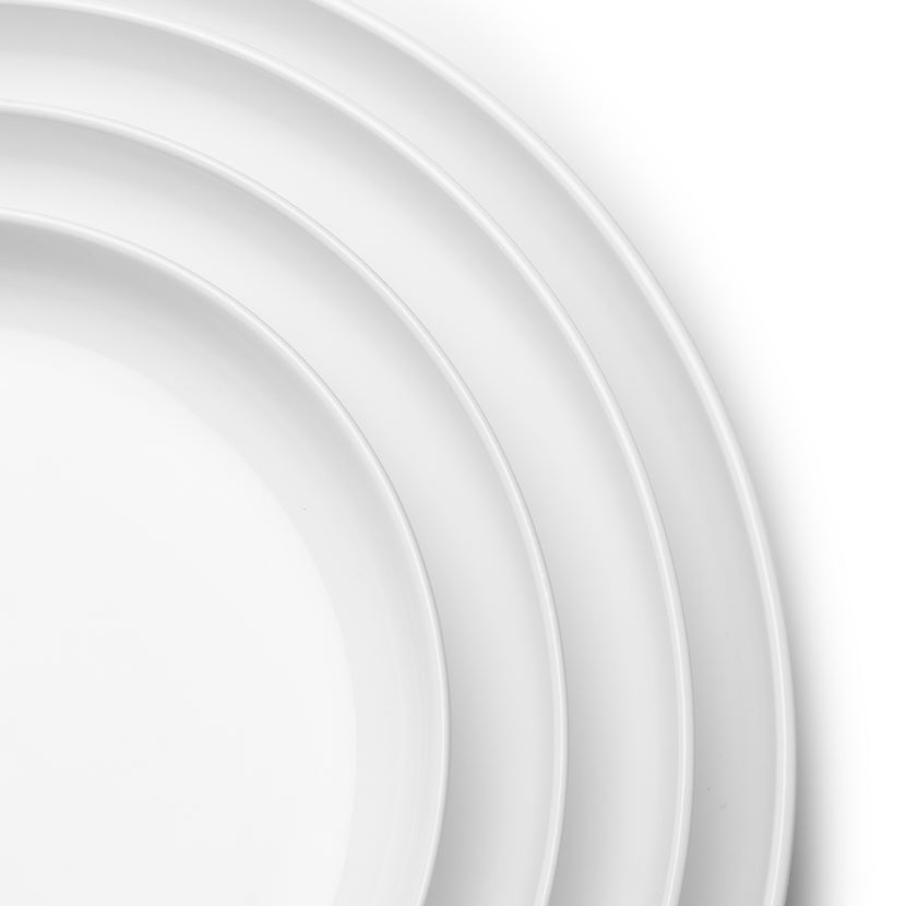 Serax Base hoog bord medium wit – wit servies voor hotel en catering