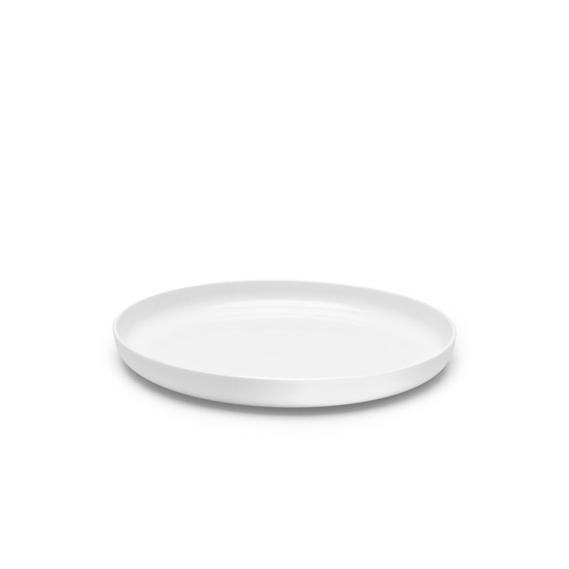 Serax Base hoog bord geglazuurd XL wit 28 cm – extra groot wit bord voor de horeca