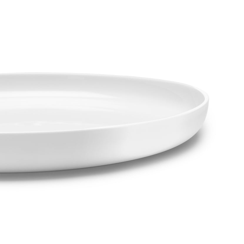 Serax Base hoog bord XL wit – wit dinerbord voor fine dining en catering