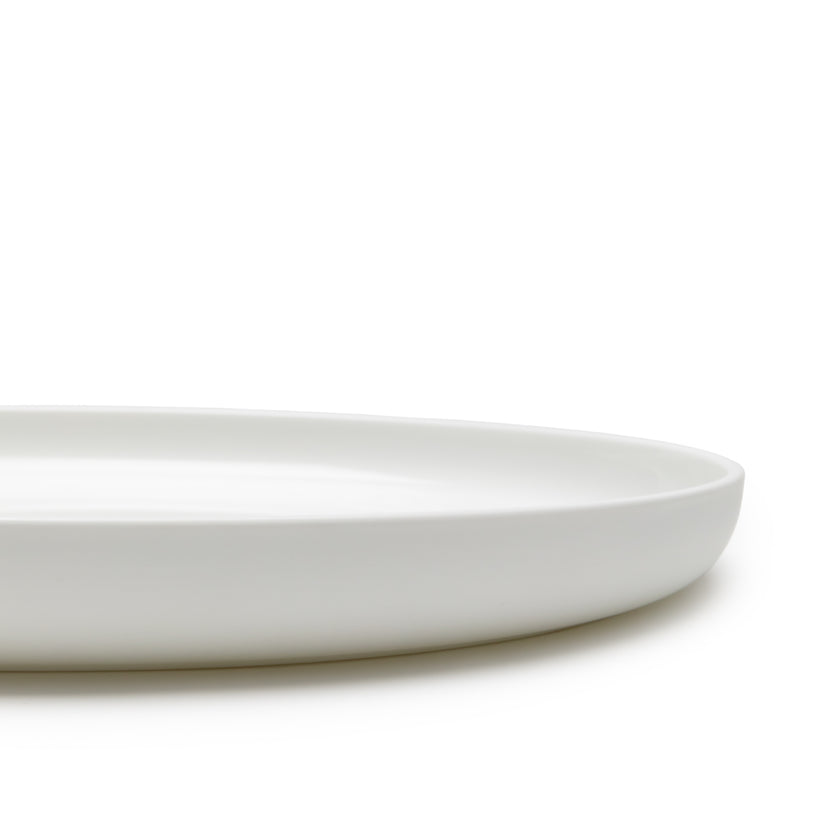 Serax Base hoog bord XXL wit 32x32x3 cm – groot serveerbord voor restaurants