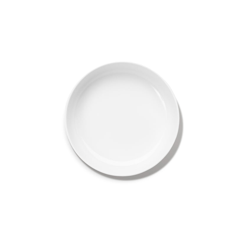 Base Deep Plate Glazed M White L 20 W 20 H 4.5 cm 4/Box – Serax