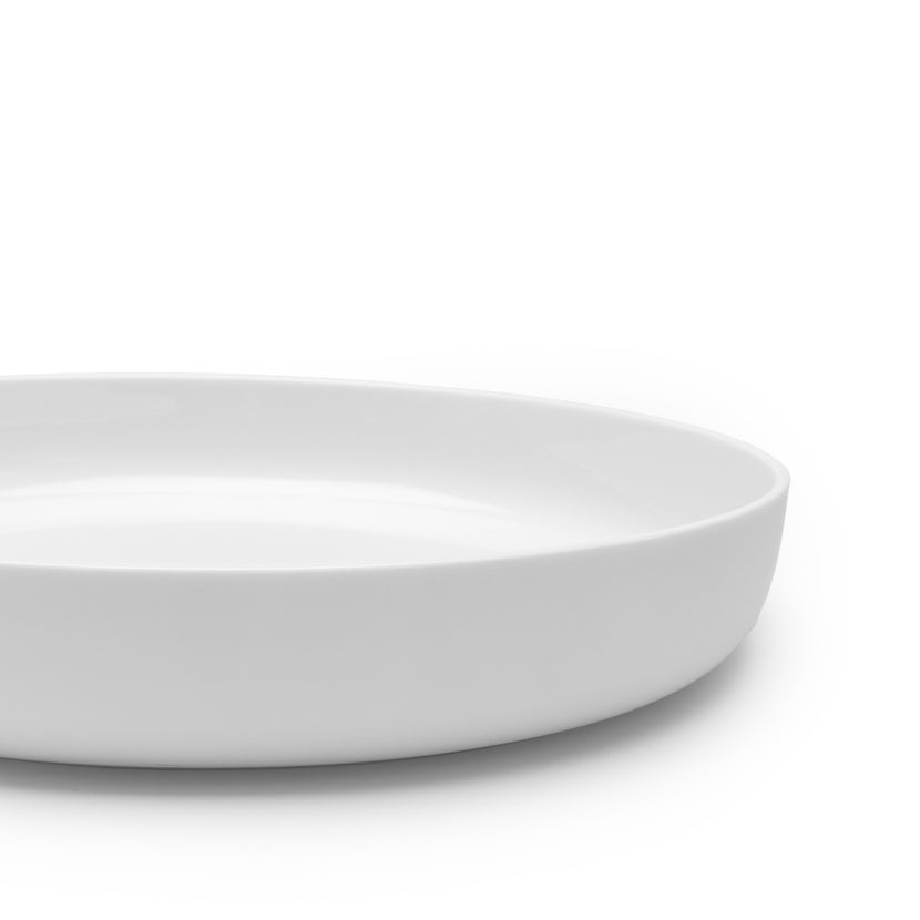 Serax Base diep bord XL wit 28x28x4,5 cm – diep serveerbord voor restaurants