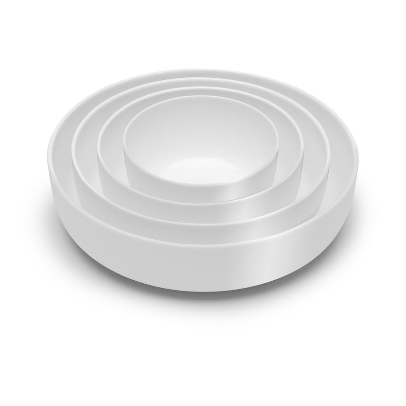 Serax Base lage kom klein wit geglazuurd – witte kom voor fine dining