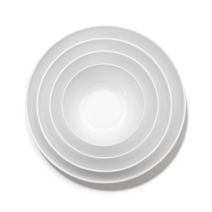 Serax Base lage kom S wit – ondiepe witte kom voor hotel en restaurant