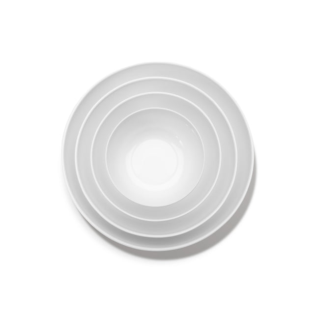 Base Low Bowl M White L 16 W 16 H 6 cm 4/Box – Serax