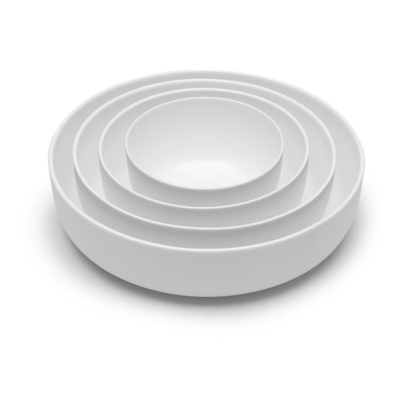 Serax Base lage kom M wit 16 cm – witte ondiepe kom voor restaurant en horeca