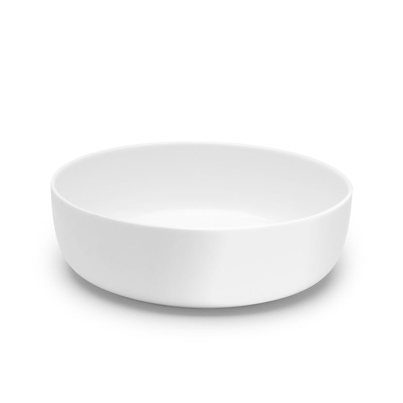 Serax Base lage kom L wit 20 cm – grote ondiepe kom voor restaurant en horeca