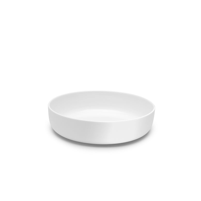 Serax Base lage kom geglazuurd XL wit 24 cm – extra grote witte kom voor de horeca