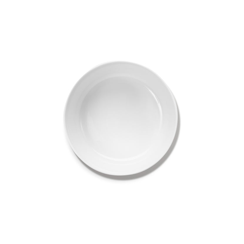 Serax Base diepe kom L wit 20 cm – grote witte kom voor soep en pasta