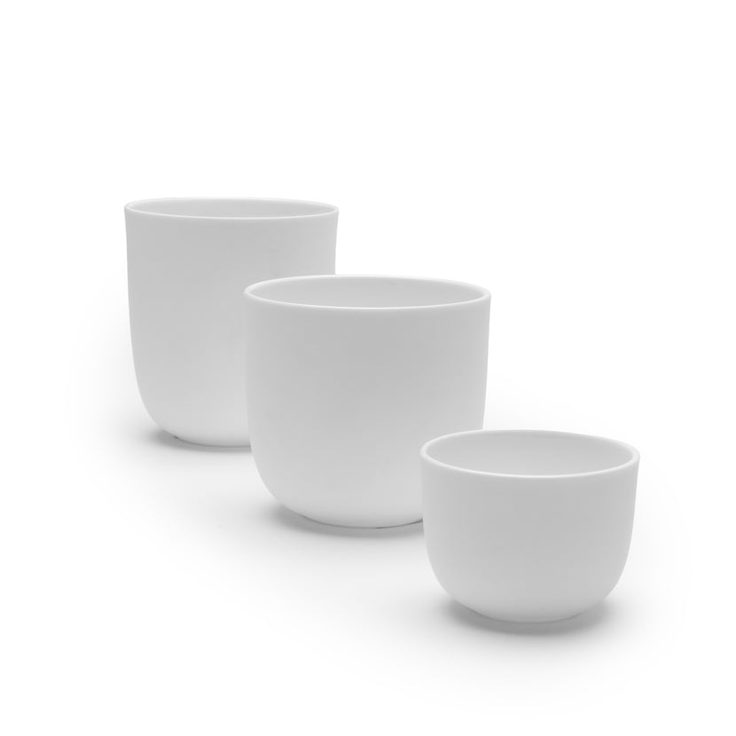 Serax Base espressokop wit geglazuurd – klein koffiekopje voor restaurant en hotel